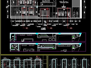 全套2層精品服裝店裝飾施工圖及CAD圖紙資源解析