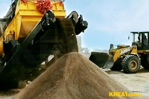 帶您探秘國內首臺履帶移動制砂機施工現(xiàn)場